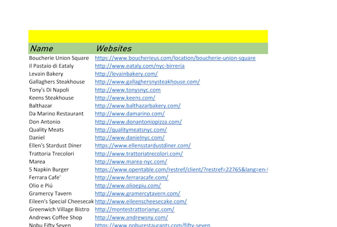 do lead generation, research and data collecting, formatting